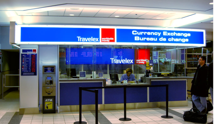 „Travelex“ valiutos kurso oro uostai