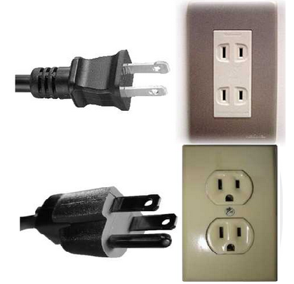 Outlet plug in Guyana, Outlet plug in south america, electrical outlets in Guyana, plugs in Guyana
